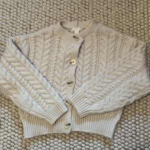 H&M cable knit sweater